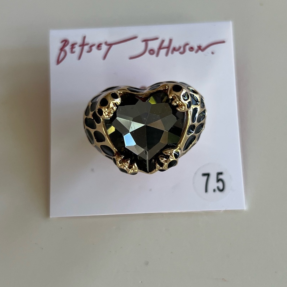 Betsey Johnson Leopard Ring